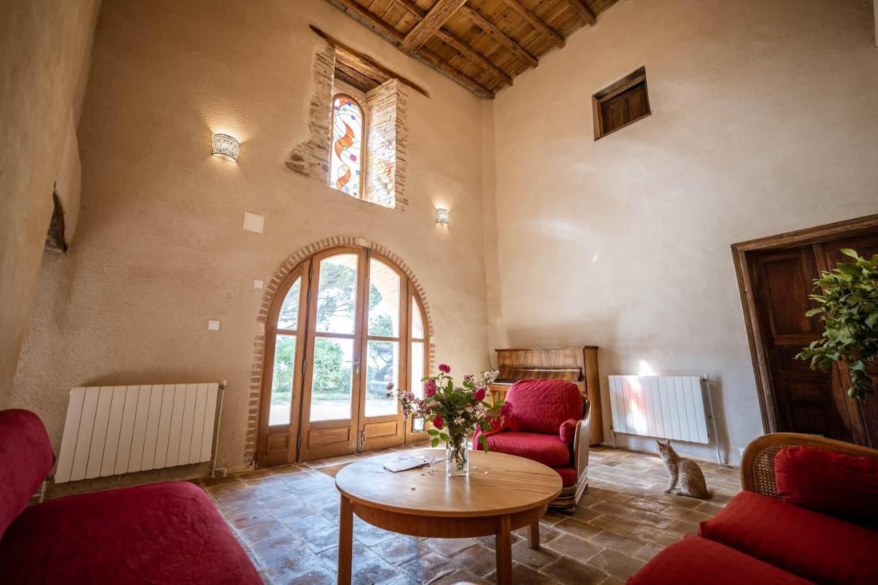Chambres Et Table D'Hotes - Les Jardins De La Longagne Saussenac Dış mekan fotoğraf